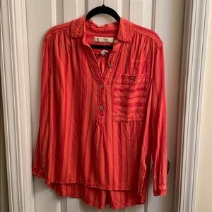 We the Free -  Linen-blend top